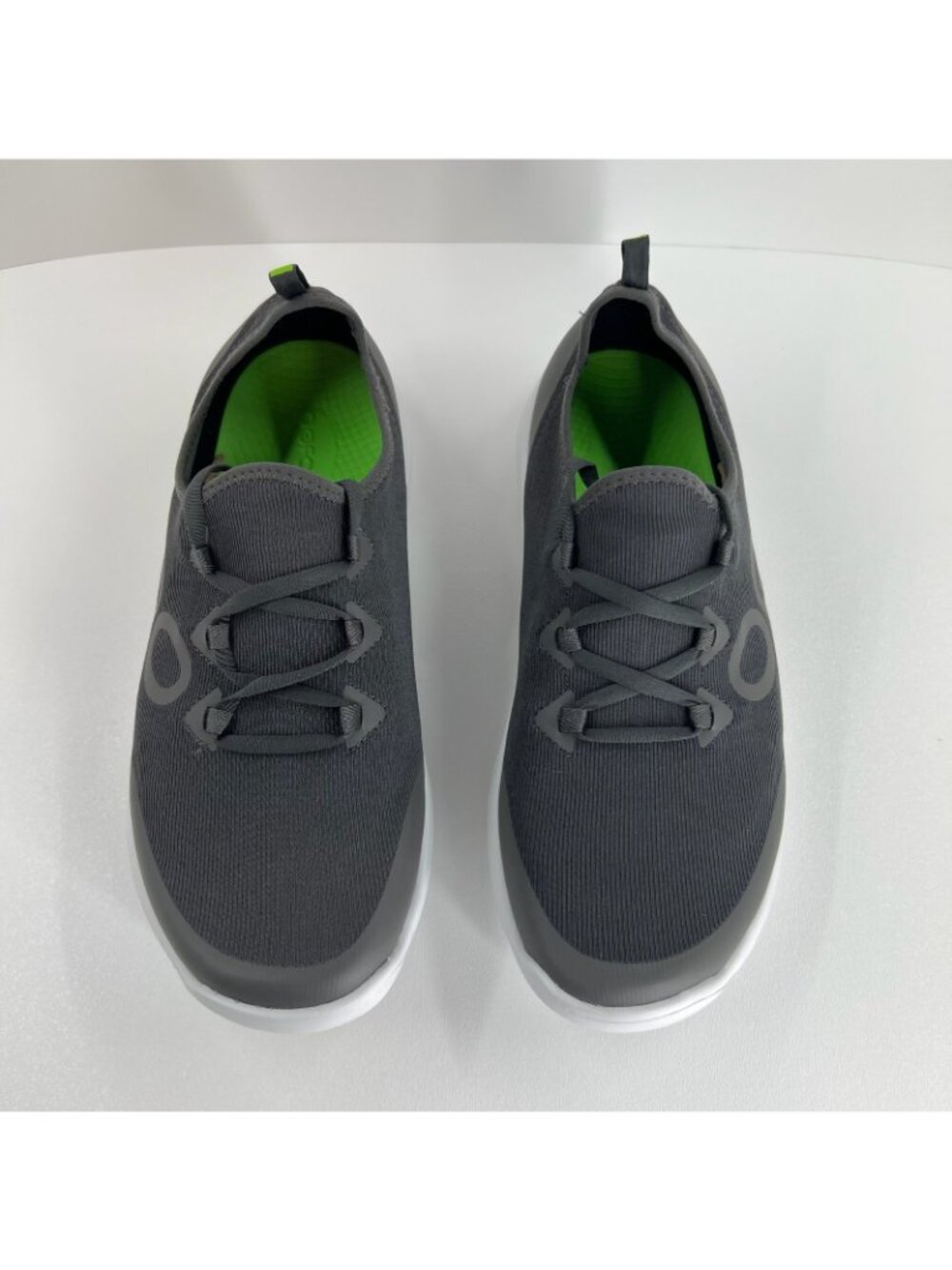 Oofos OOmg Sport LS Recovery Shoes Mens 11 Low Top Lace Up Breathable Slate Gray - Picture 9 of 13